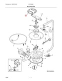 Orbital sprayer Dishwasher Spray Arms 5304517982 Frigidaire (OEM) Dishwasher Frigidaire