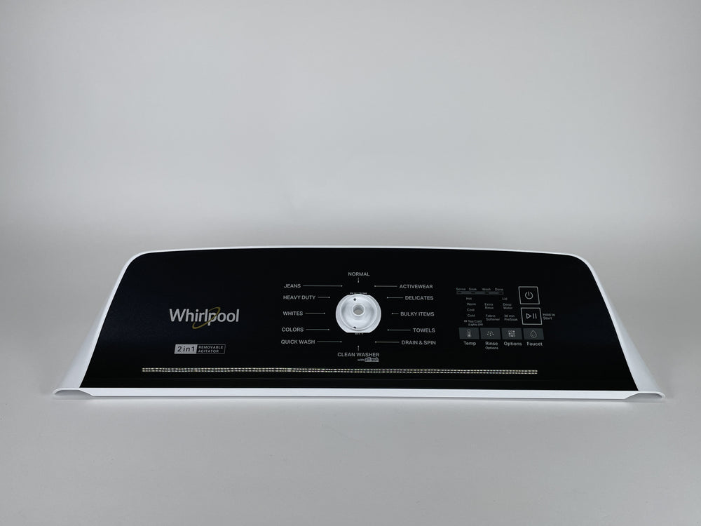 Whirlpool Washer Backsplashes / Consoles / Control Panels W11643702