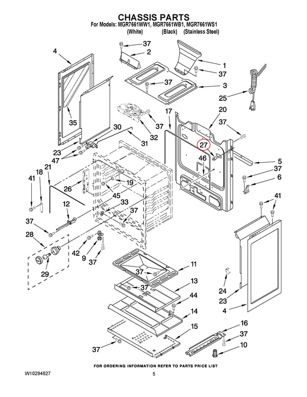 WP9757262 | Door switch | Whirlpool | Range | Switches Range Whirlpool   