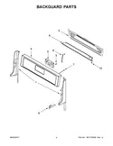 Endcap panel (right) Range Consoles W10873107 Whirlpool (OEM) Range Whirlpool