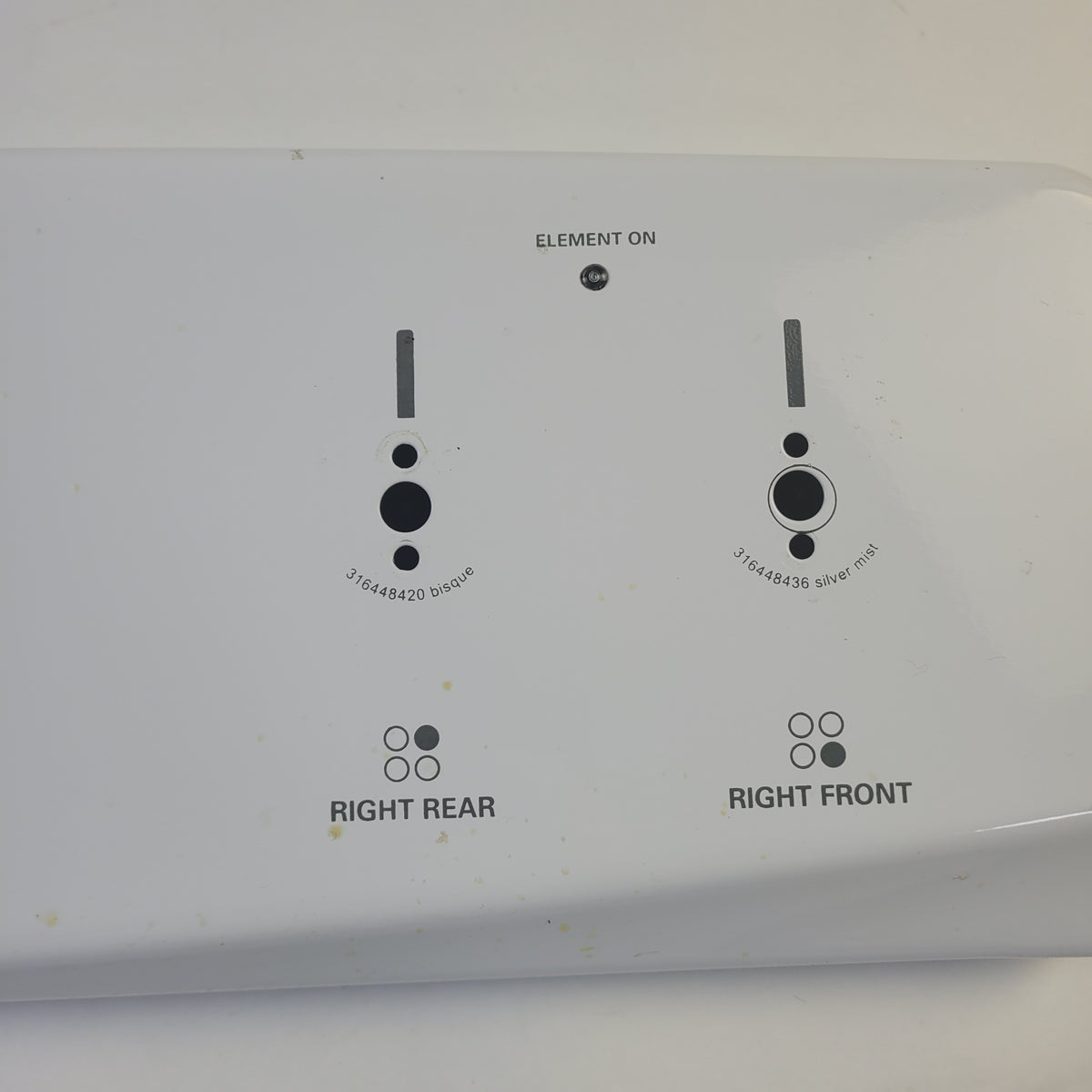 Kenmore Range Control Panel 316448419