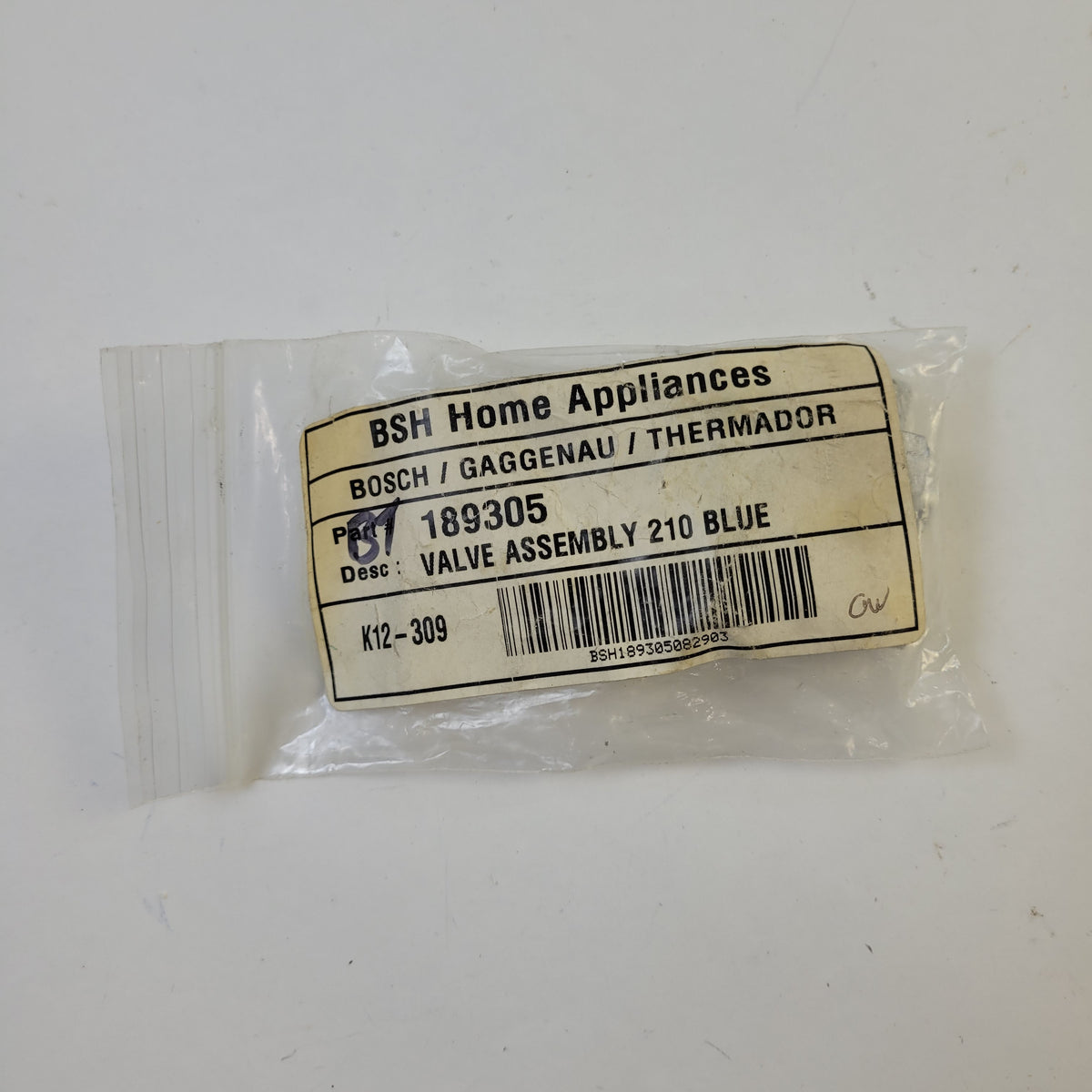 Bosch Range Valves  189305