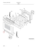 Outer door glass Range Glass 316355501 Frigidaire (OEM) Range Frigidaire