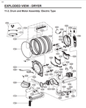 AGM75510755 | Drum roller assembly | LG | Dryer | Rollers / Wheels Dryer LG   