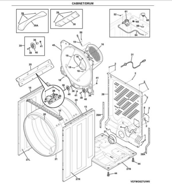 5304515238 | Main control board | Electrolux | Dryer | Control Boards Dryer Electrolux   