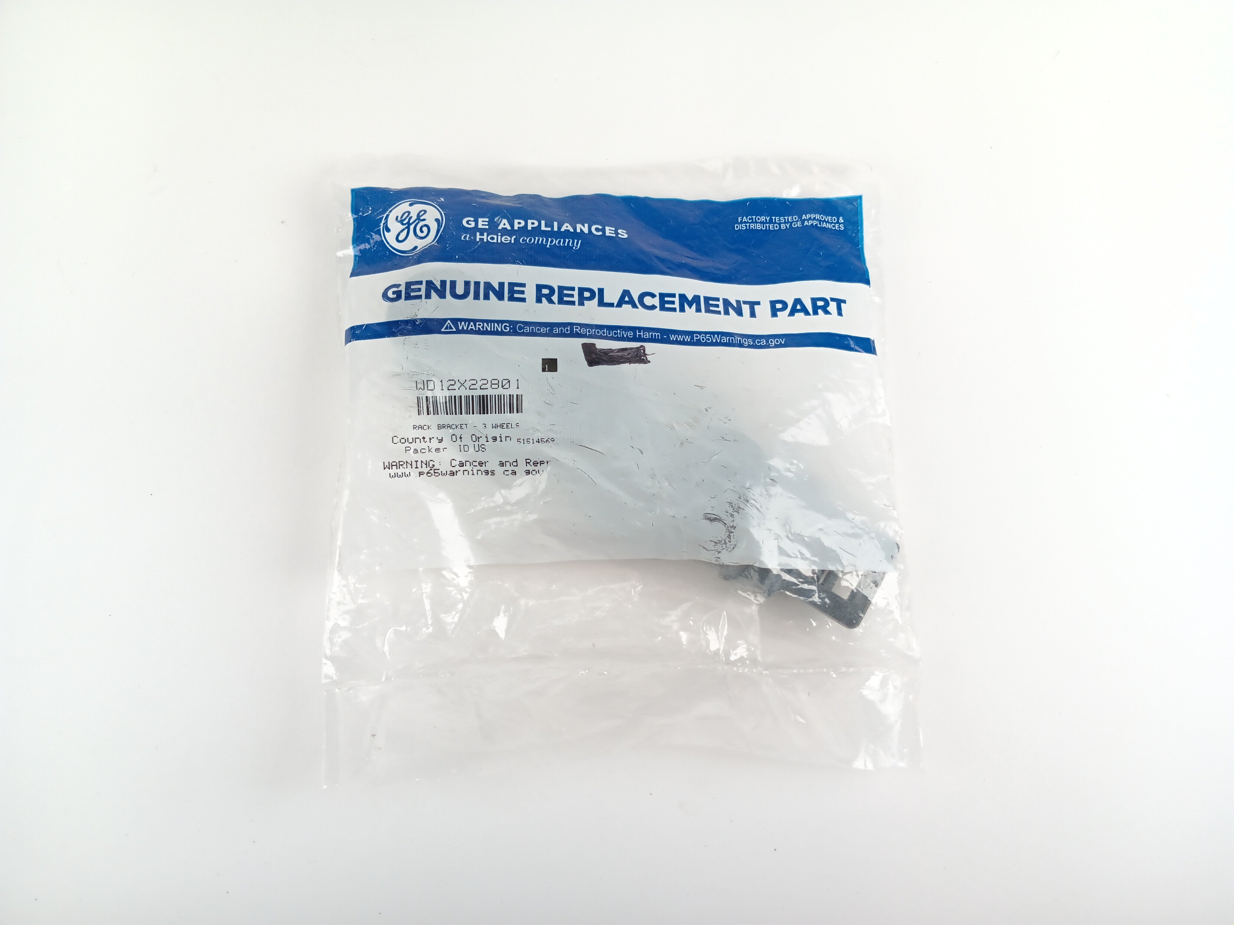 GE Dishwasher Brackets / Mounting Hardware WD12X22801