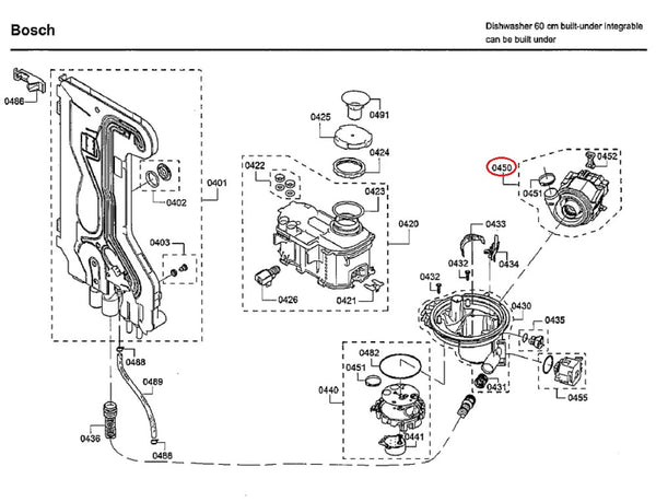 12008381 | Heat pump | Bosch | Dishwasher | Pumps Dishwasher Bosch   