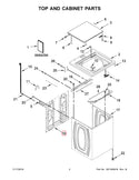 WPW10461159 | Rear panel | Maytag | Washer | Rear Panels Washer Maytag   