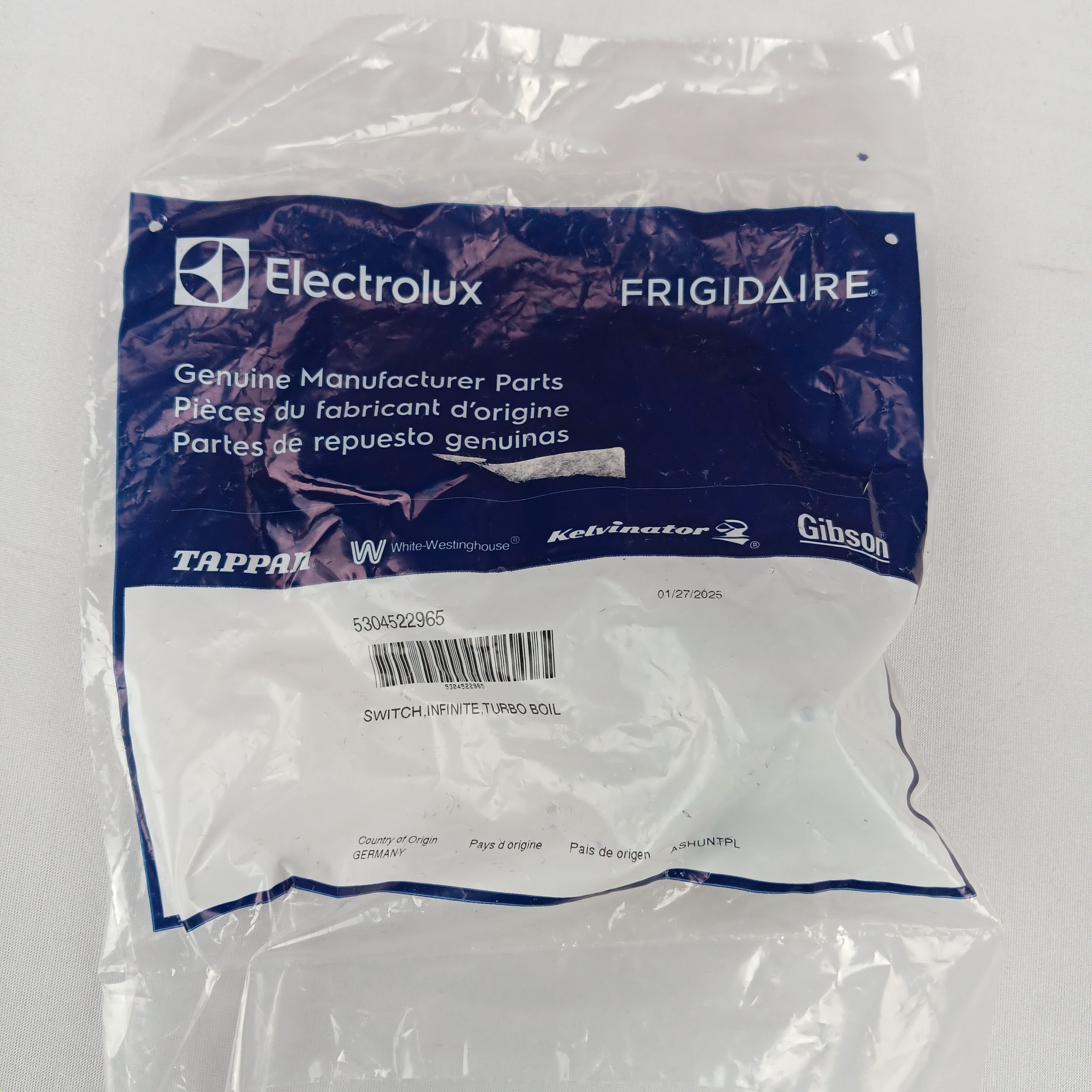 Electrolux Range Switches 5304522965