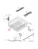 Upper rack assembly Dishwasher Racks WD28X30219 GE (OEM) Dishwasher GE