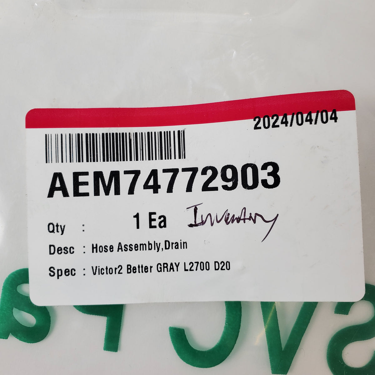 LG Washer Drain Hoses AEM74772903
