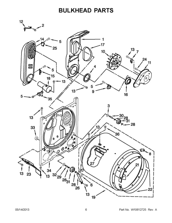 349241T | Drum roller kit | Whirlpool | Dryer | Rollers / Wheels Dryer Whirlpool   