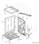 Terminal cover Dryer Terminal Block Covers WE1M1007 GE (OEM) Dryer GE