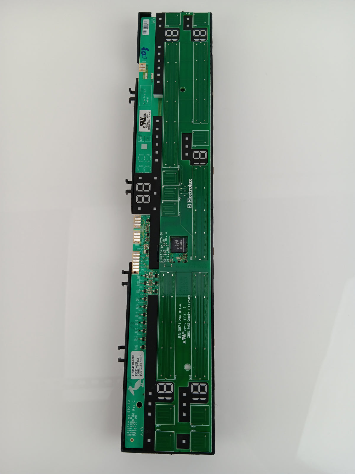 Electrolux Cooktop Control Panel 561940444