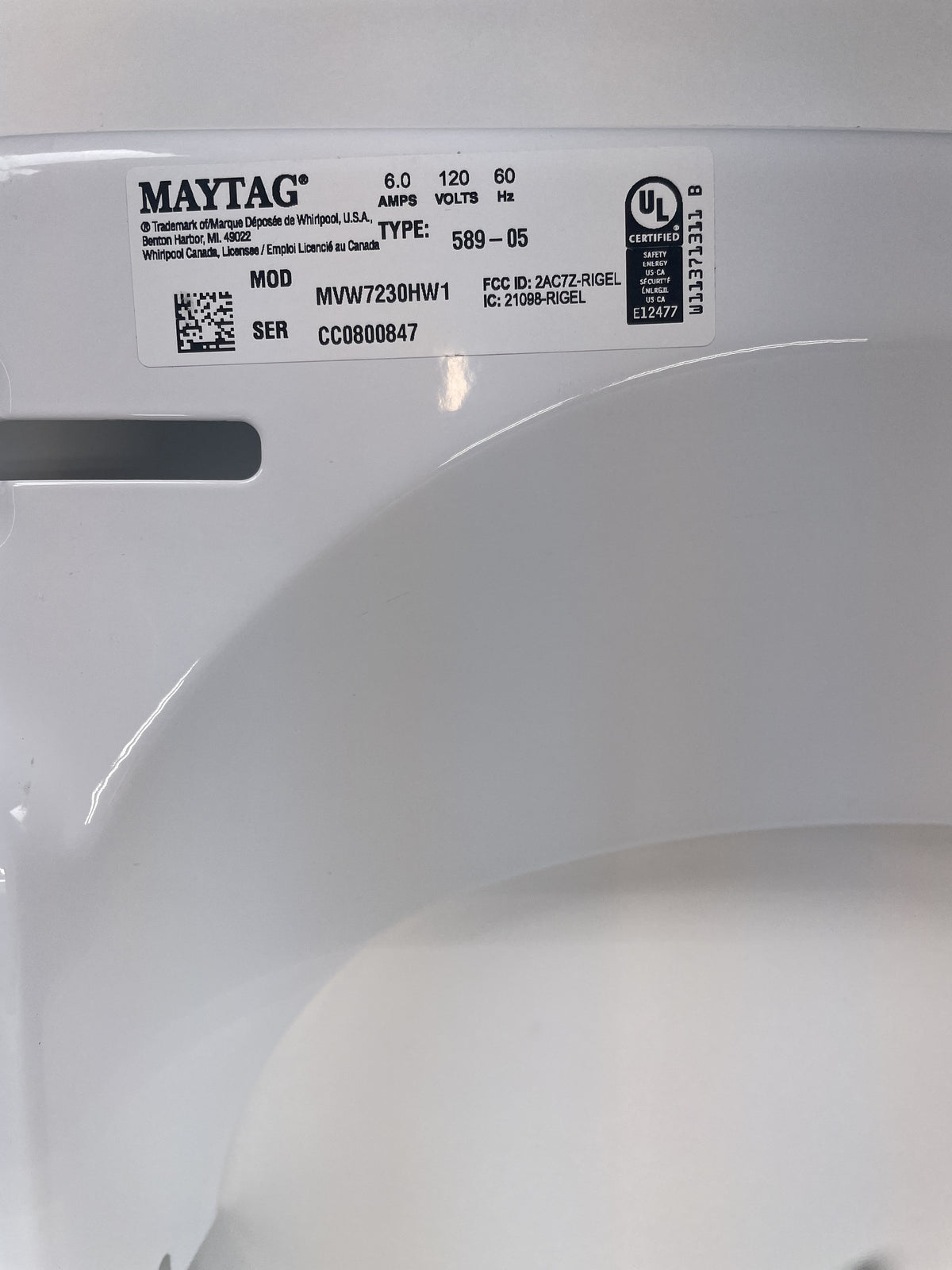 Maytag Washer Doors W11423769