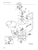 Orbital spray arm Dishwasher Spray Arms 5304517981 Frigidaire (OEM) Dishwasher Frigidaire