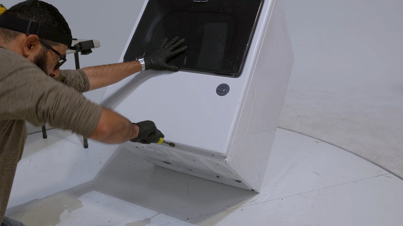 Front Panel & Door Assembly Removal